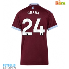 Billiga Aston Villa Amadou Onana #24 Hemmatröja Dam 2026-27 Kortärmad